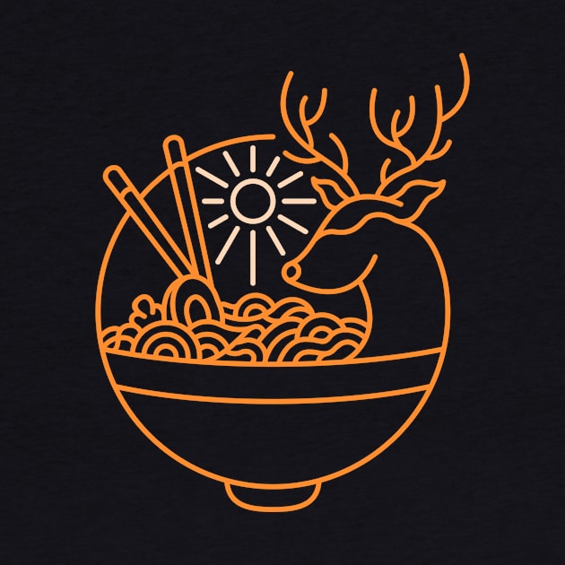 Ramen Deer by VEKTORKITA